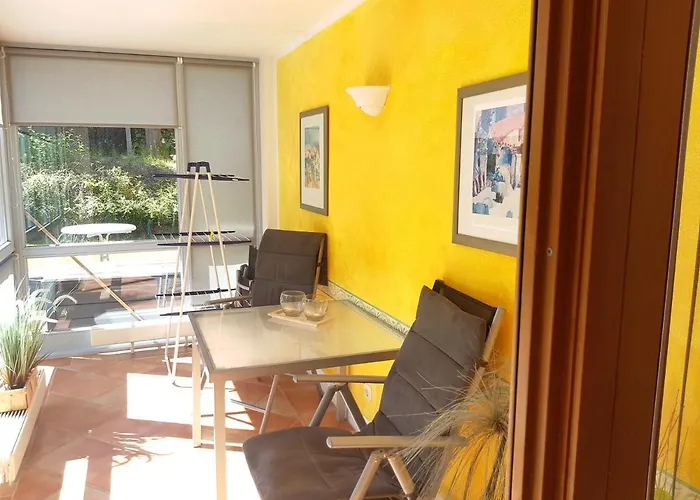 7 Im Fischerhaus Wintergarten Und Terrasse Mit Strandkorb